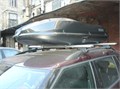 Багажник для ВАЗ Калина универсал (с рейлингами), аэродинамическая дуга, арт.8810+8828 2418