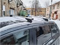 Багажник для Skoda Kodiaq 2 с 2025- (интегрир. рейлинги) аэродинам. дуга, арт.7008+8827 6685