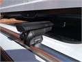 Багажник для Skoda Kodiaq 2 с 2025- (интегрир. рейлинги) аэродин. черная дуга, арт.7008+6028 6686