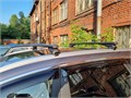 Багажник для Chery Tiggo 4 с 2024- (интегр. рейлинги) аэродинам. черная дуга, арт.7008+6028 6718