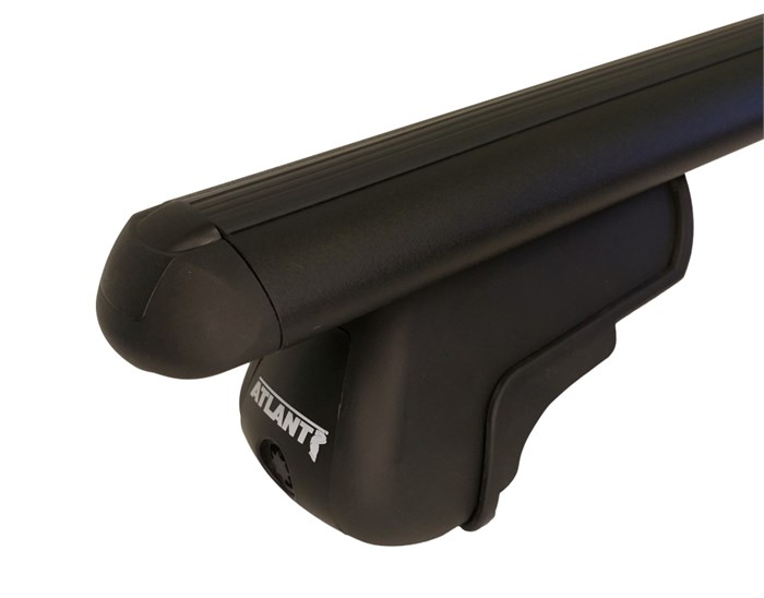 Багажник Geely Okavango с 2020- (на рейлинги), (аэродинамическая черная дуга), арт.8810+6029 6639