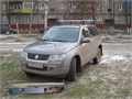 Багажник для Suzuki Grand Vitara 2005г - (инт.рейлинги) (аэро дуга) арт.8709+8828+8751 490